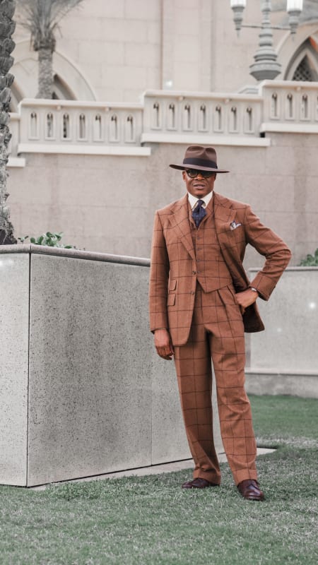 スーツ 20-40s 3Peace Suit K.AKAHANE Brown AM99 Suits 99 Buy Suits Online for sale Best Place Mens suits near me